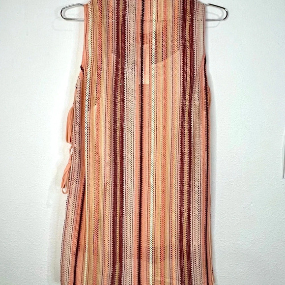 🆕 Miss Me Stitched Sleeveless Top with Tie Sides and Under Slip - Picture 11 of 13